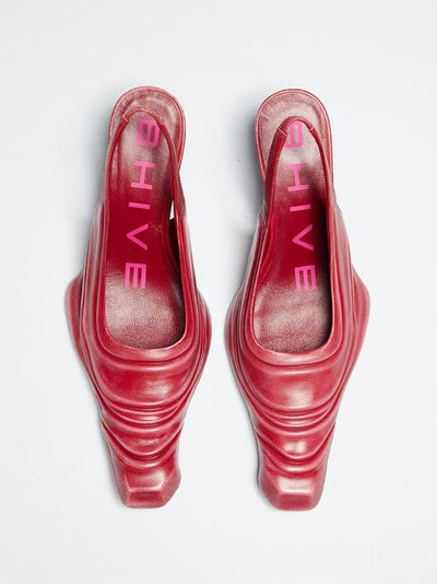 Slingback Mules - Flamingo-BHIVE-APOC STORE