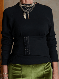 Wrapped Top - Black-Karlaidlaw-APOC STORE