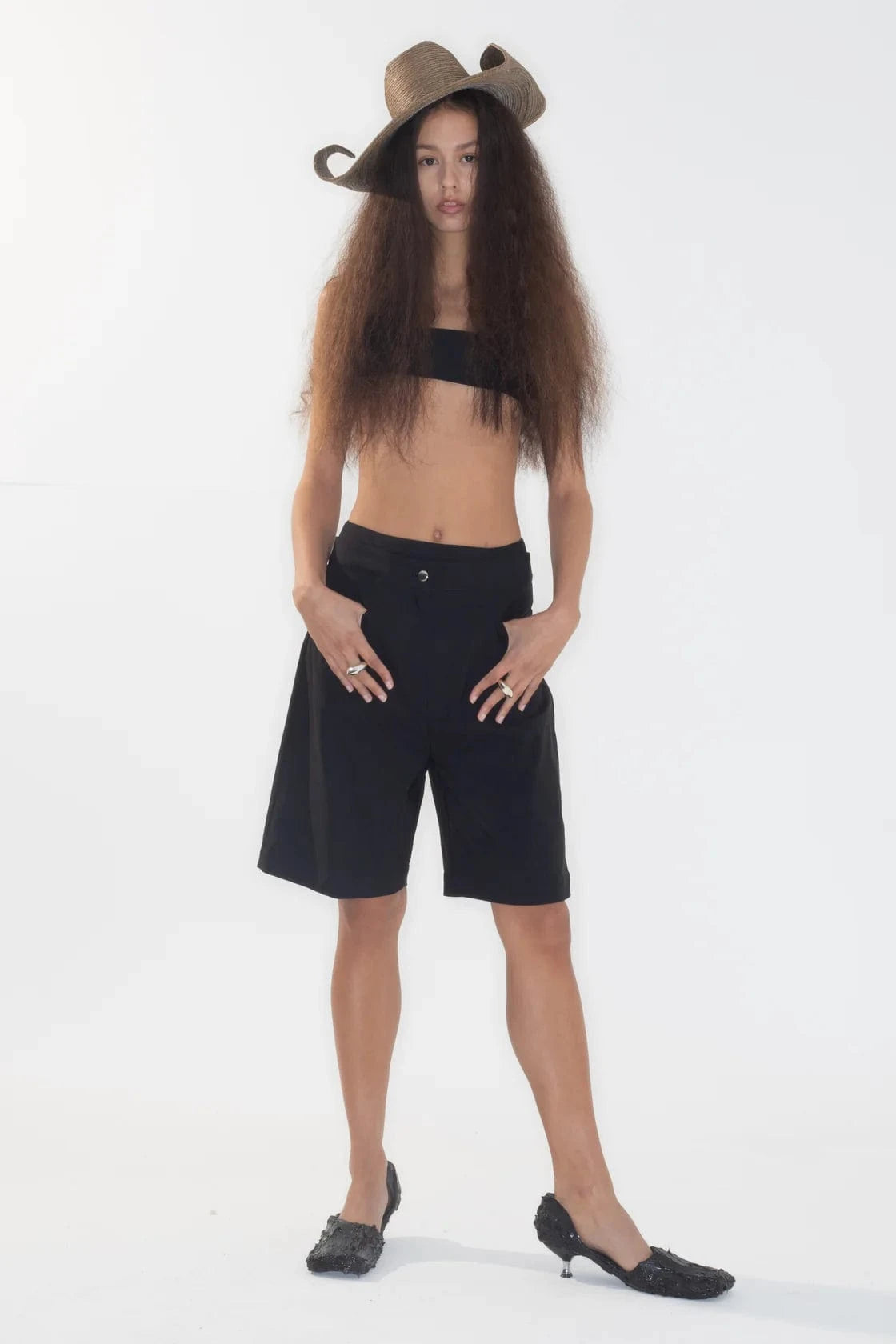 Double Waist Short-Issa Eakin-APOC STORE