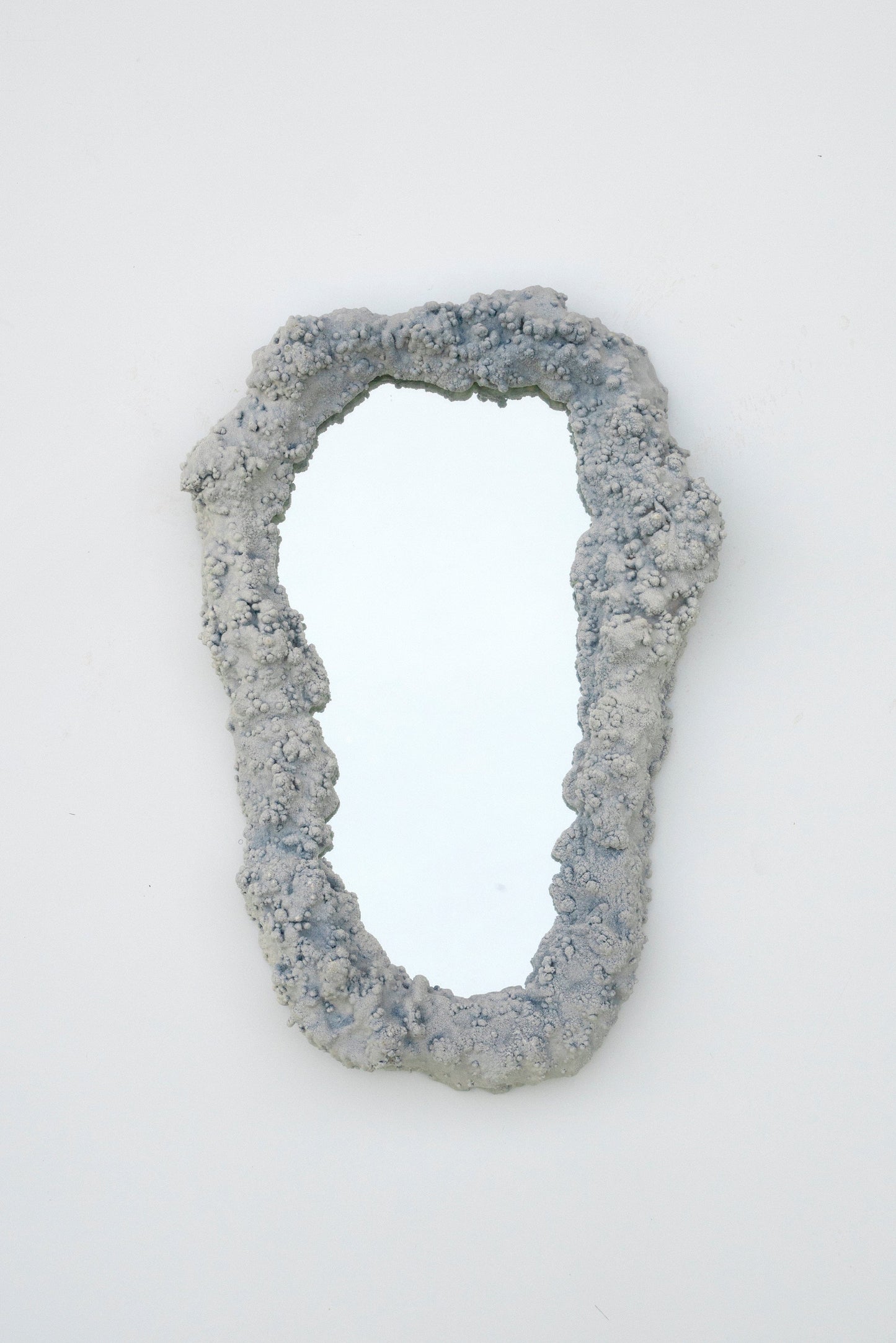 1 of 1 Botryoidal mirror blue-Elissa Lacoste-APOC STORE