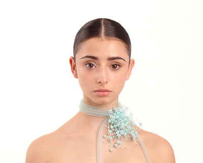 Bubble Bath Choker - Blue-1CONCEPT-APOC STORE