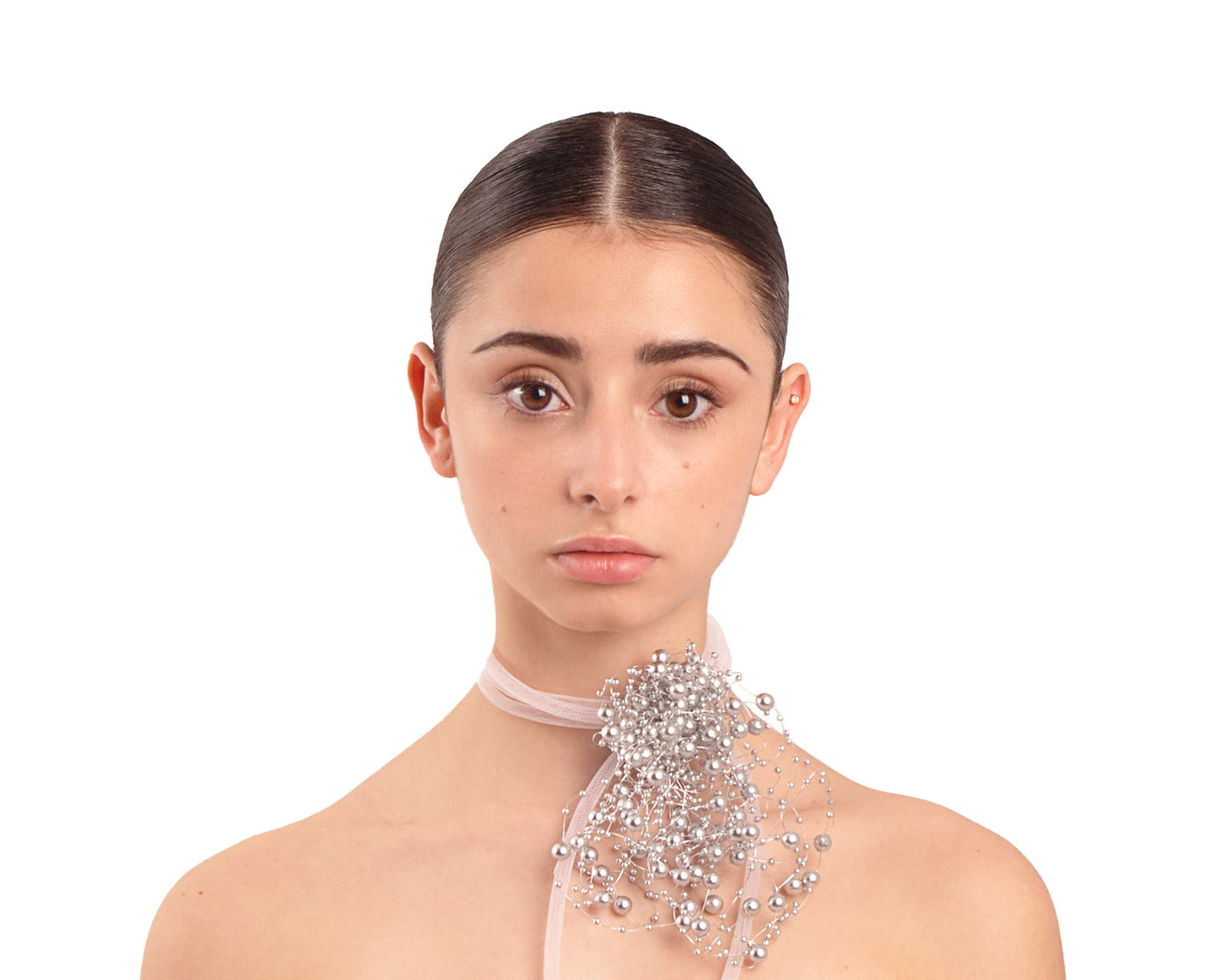 Bubble Bath Choker - Silver-1CONCEPT-APOC STORE