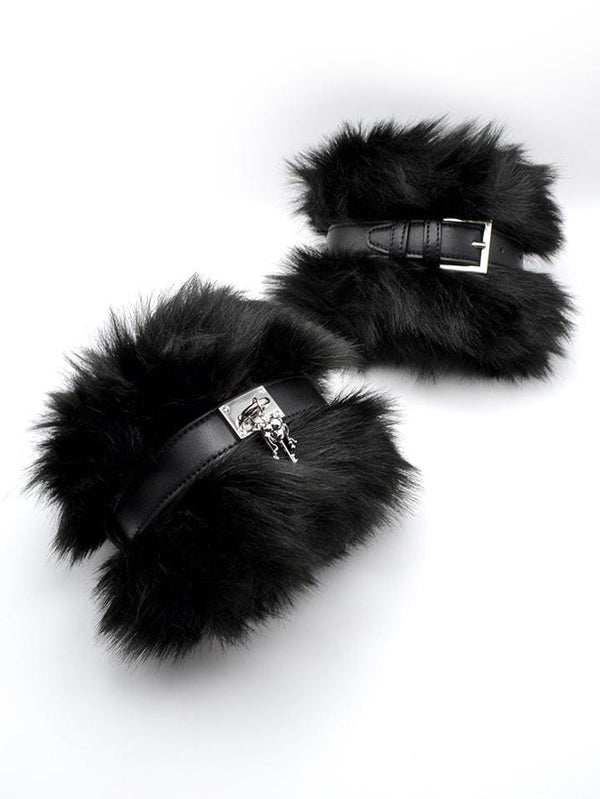Puff Cuffs Black-Gabrielle Rosenstein-APOC STORE