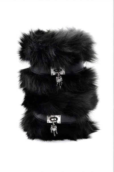 Puff Cuffs Black-Gabrielle Rosenstein-APOC STORE