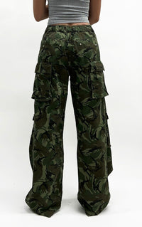 heart cargo pants camo-Nibgnus-APOC STORE