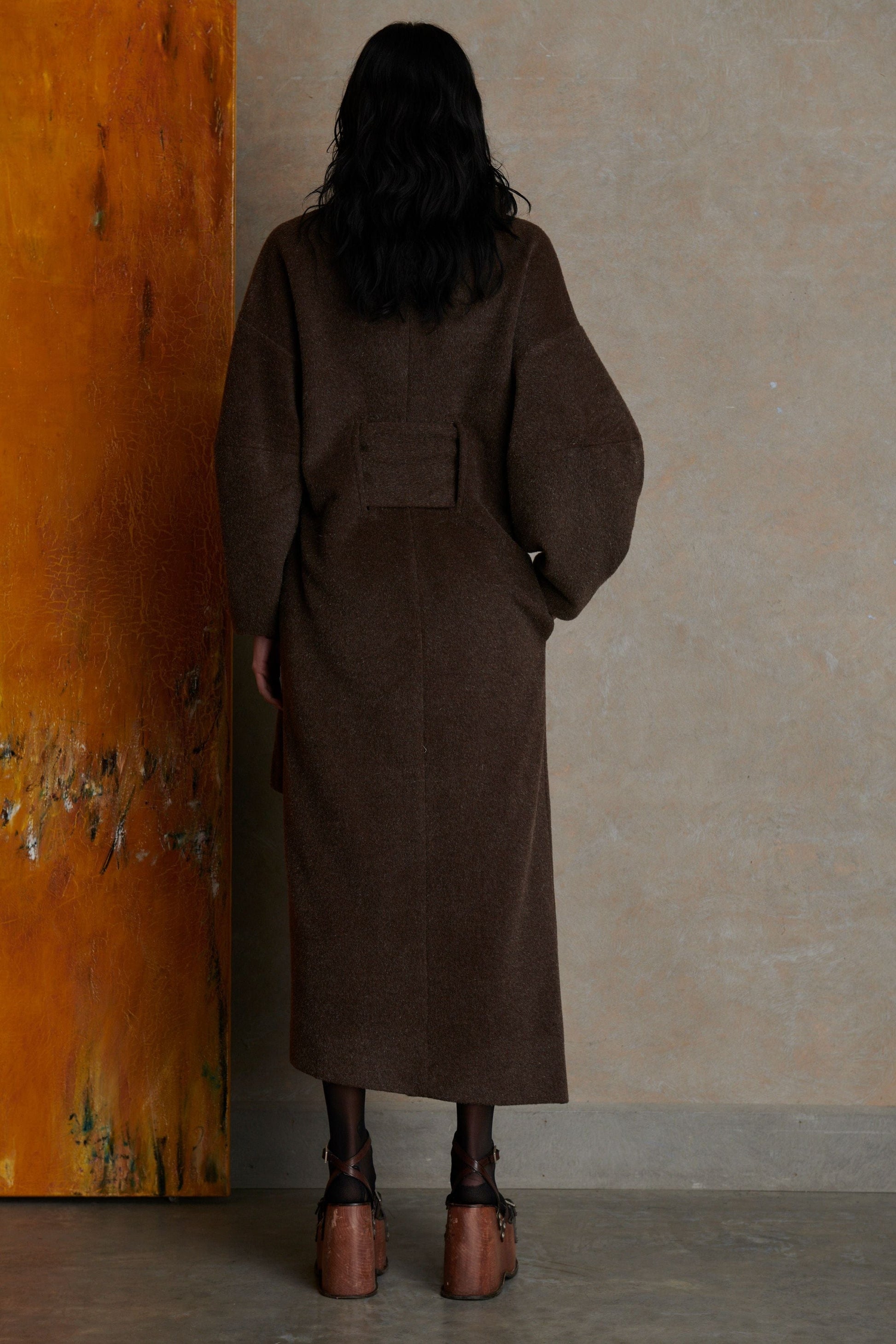 Manola Coat - Brown-Karlaidlaw-APOC STORE