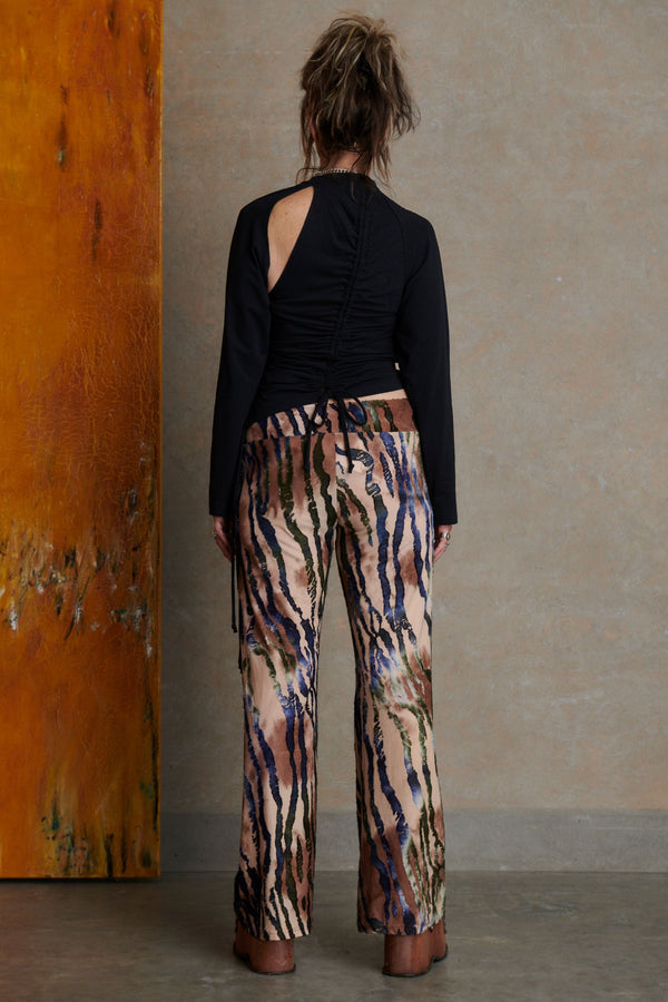 Ruched Long Sleeve - Black-Karlaidlaw-APOC STORE