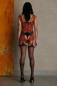 Furn Playsuit - Floral Jaquard-Karlaidlaw-APOC STORE