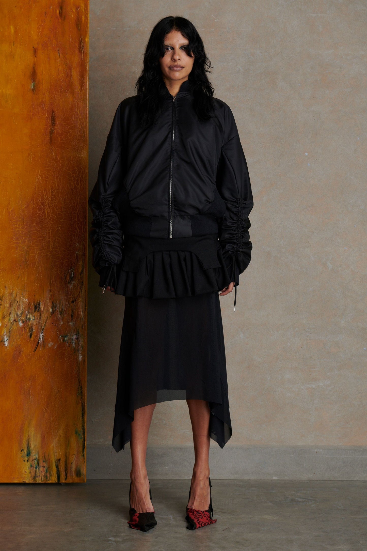 Chloe Skirt - Black-Karlaidlaw-APOC STORE