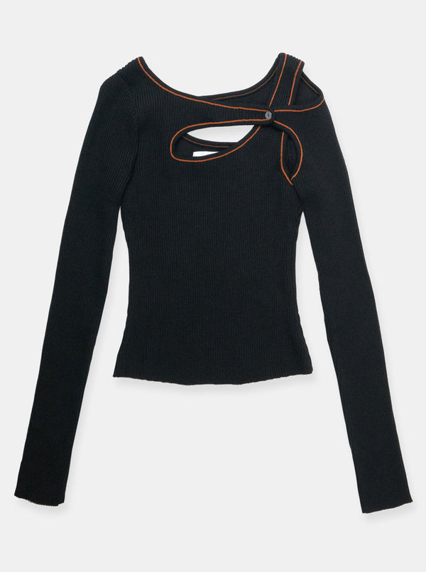 Score Knit Top-René Scheibenbauer-APOC STORE