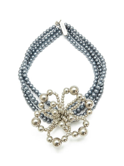 Bloom Armor Choker - Silver-1CONCEPT-APOC STORE