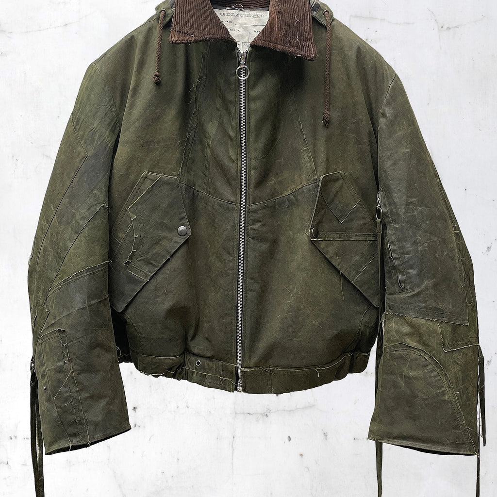 UNDER THE SIGN PATCHWORK BOMBER JACKET VERT – APOC STORE