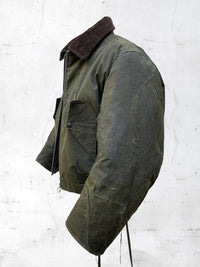 PATCHWORK BOMBER JACKET VERT-UNDER THE SIGN-APOC STORE