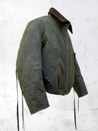 PATCHWORK BOMBER JACKET VERT-UNDER THE SIGN-APOC STORE