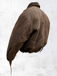 PATCHWORK BOMBER JACKET MARRON-UNDER THE SIGN-APOC STORE