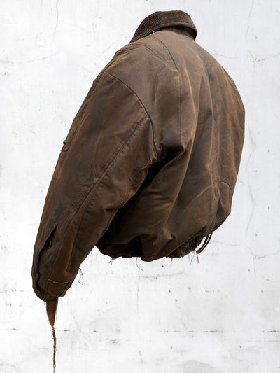 PATCHWORK BOMBER JACKET MARRON-UNDER THE SIGN-APOC STORE