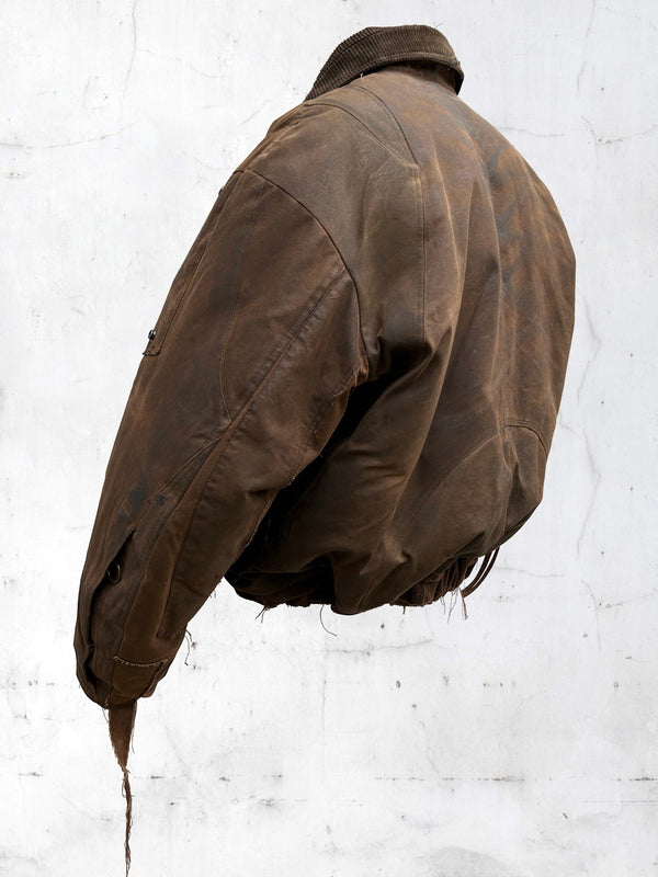 PATCHWORK BOMBER JACKET MARRON-UNDER THE SIGN-APOC STORE