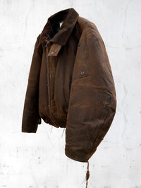 PATCHWORK BOMBER JACKET MARRON-UNDER THE SIGN-APOC STORE