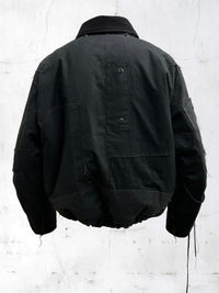 PATCHWORK BOMBER JACKET NOIR-UNDER THE SIGN-APOC STORE