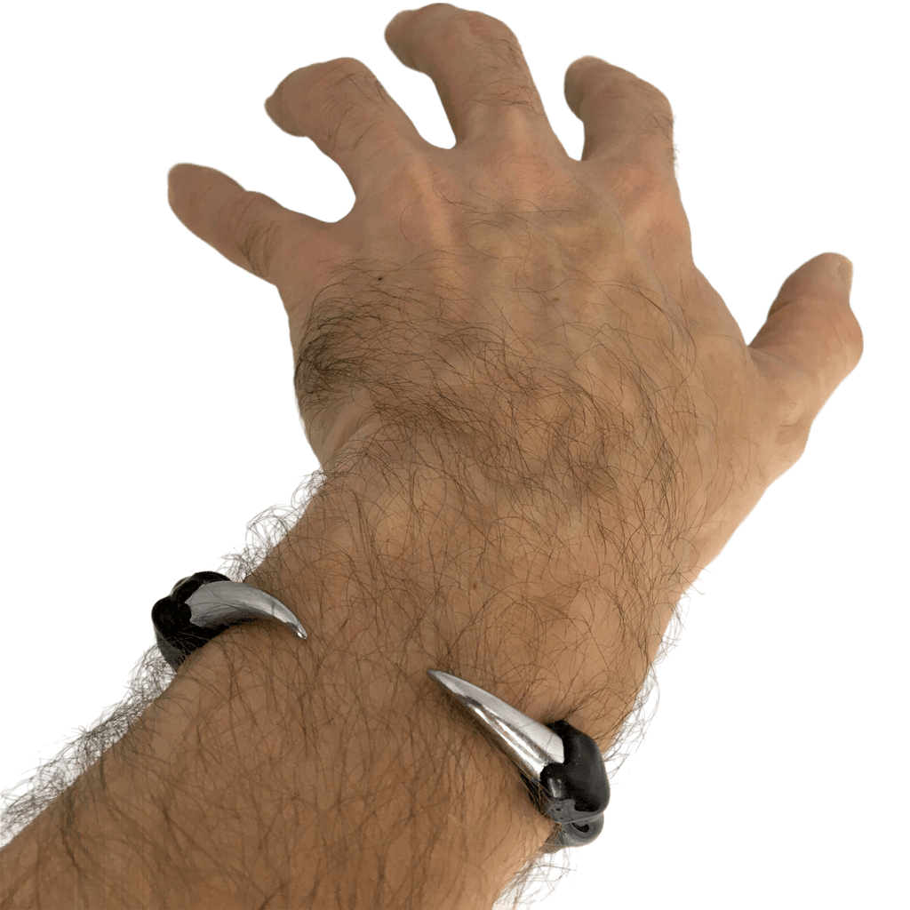 Black bracelet with spikes-CASPER DIY-APOC STORE