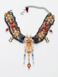 Hare bone necklace Light-886lab-APOC STORE