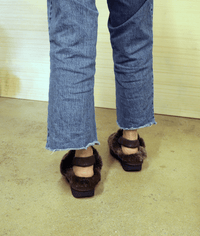 Brown Fur Mules-Hernán Guardamagna-APOC STORE