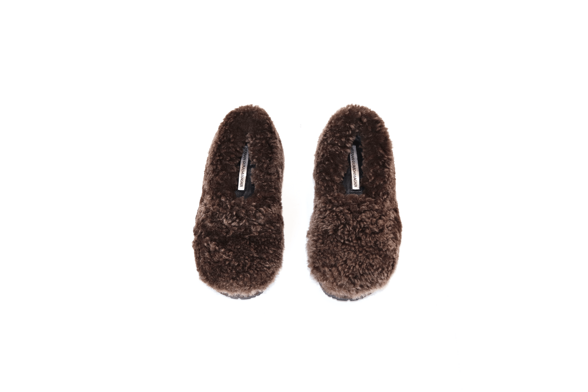 Brown Fur Shoes-Hernán Guardamagna-APOC STORE