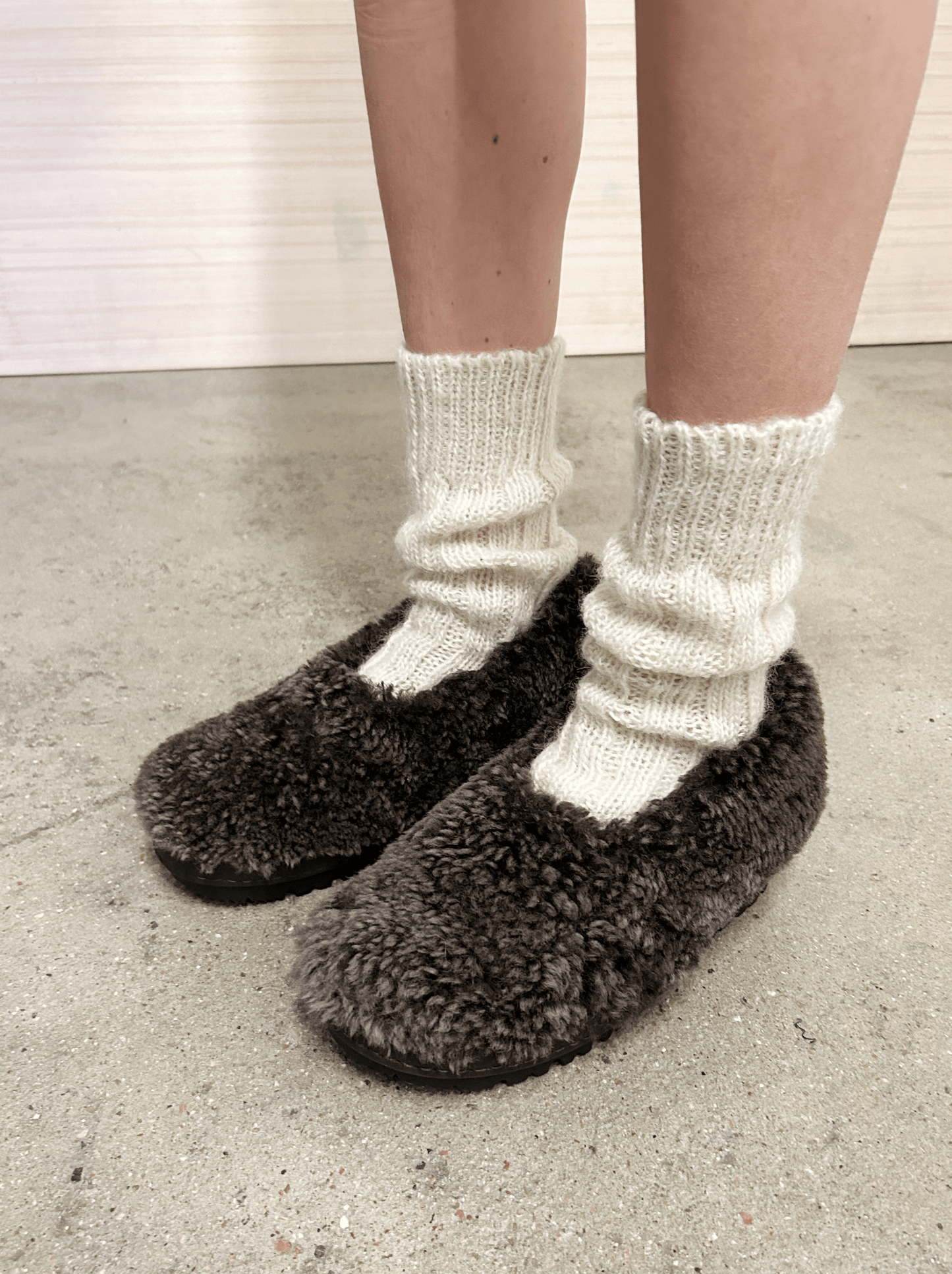 Brown Fur Shoes-Hernán Guardamagna-APOC STORE