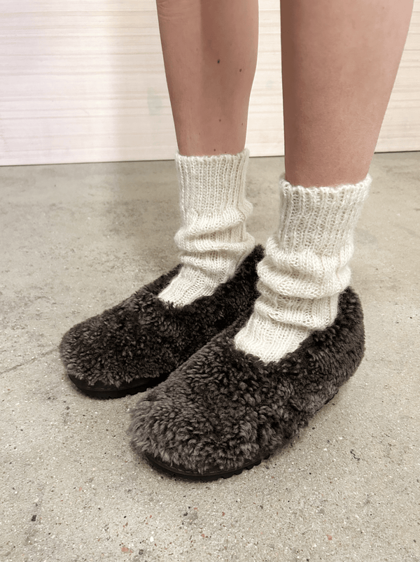 Brown Fur Shoes-Hernán Guardamagna-APOC STORE