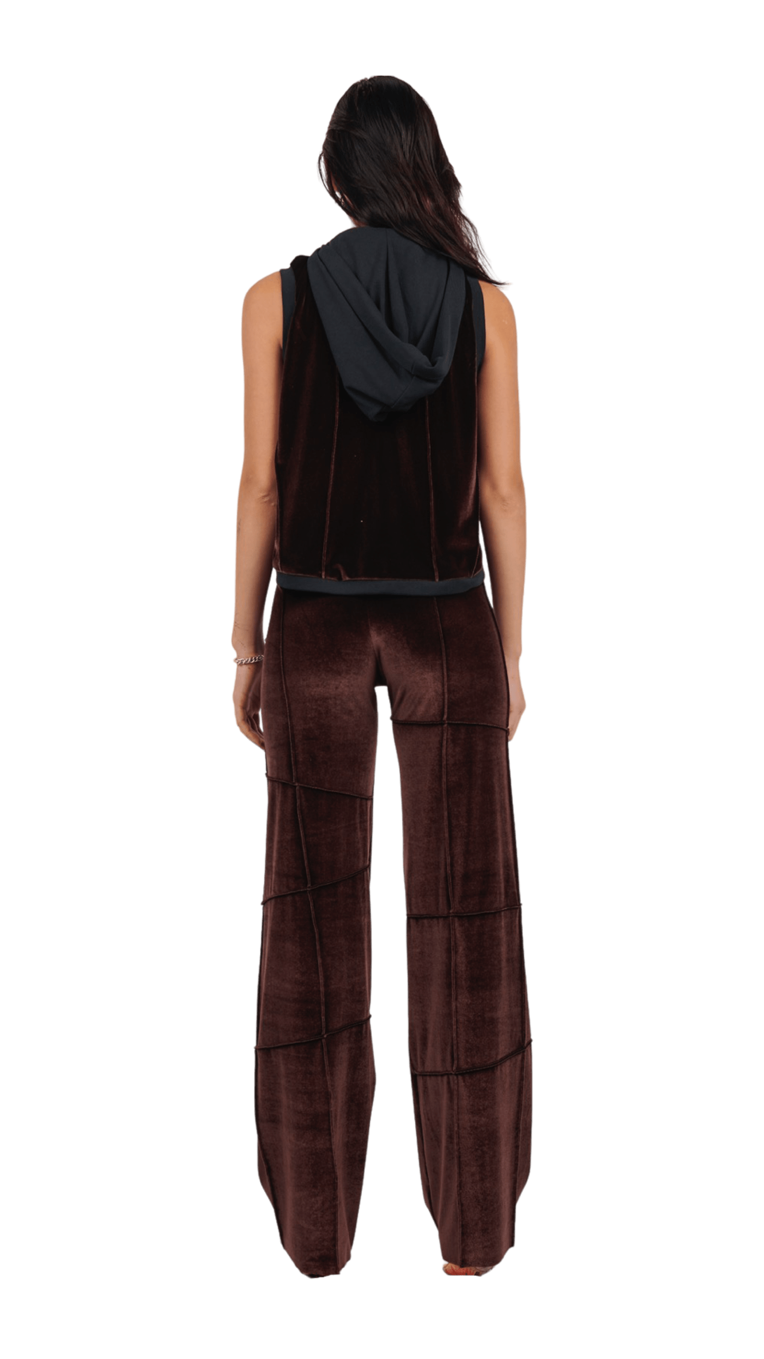 Spider Pant - Brown (Straight)-Karlaidlaw-APOC STORE