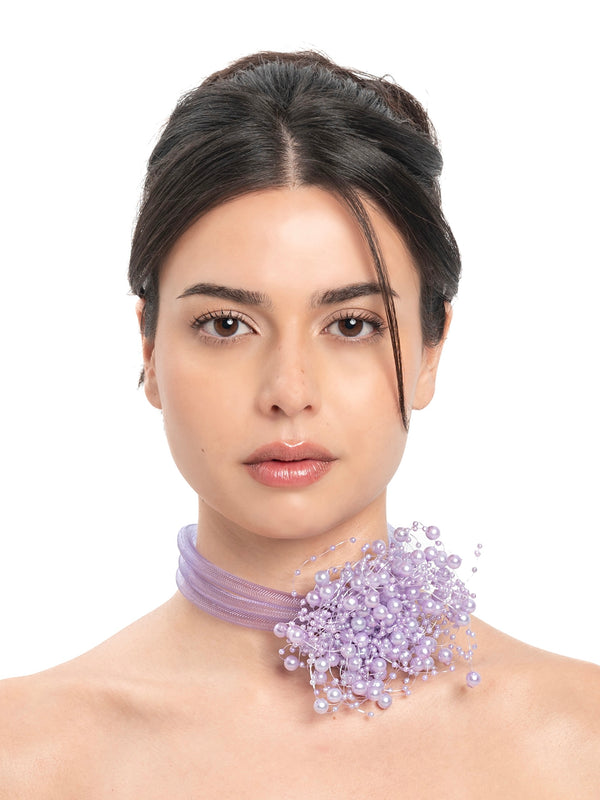 Bubble Bath Choker - Lilac-1CONCEPT-APOC STORE