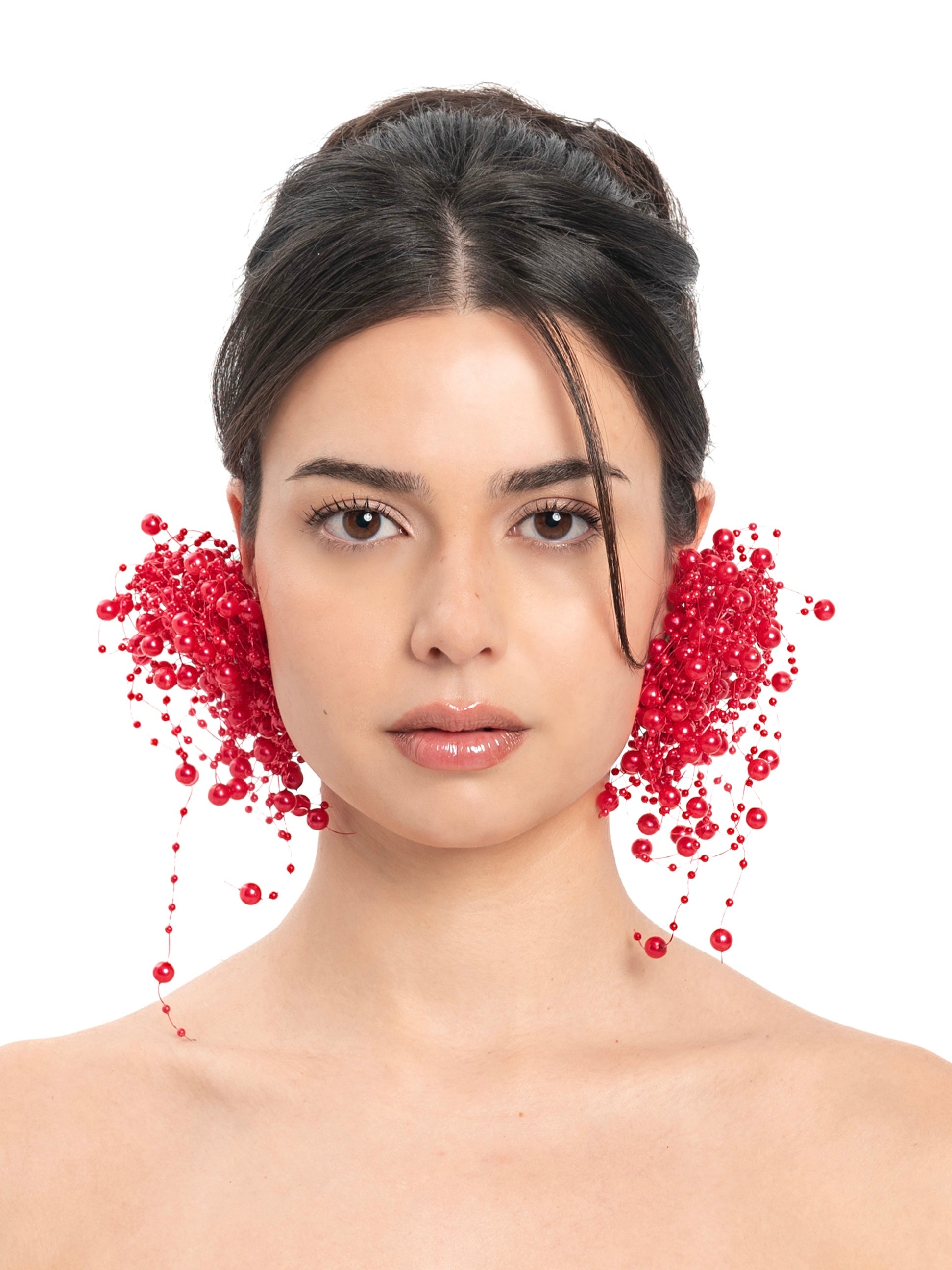 Bubble Bath Earrings - Red-1CONCEPT-APOC STORE