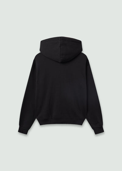 Bunny Zip Up Hoodie Black-Onrushw23fh-APOC STORE