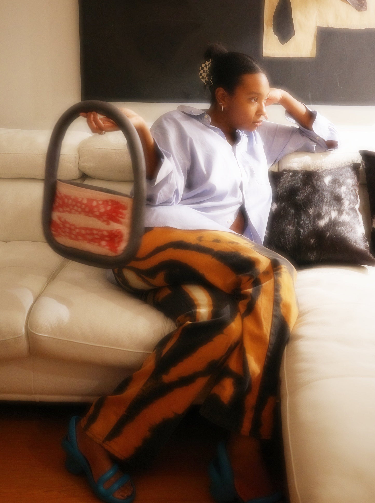 GLOVE BAG-Fior di Latte-APOC STORE