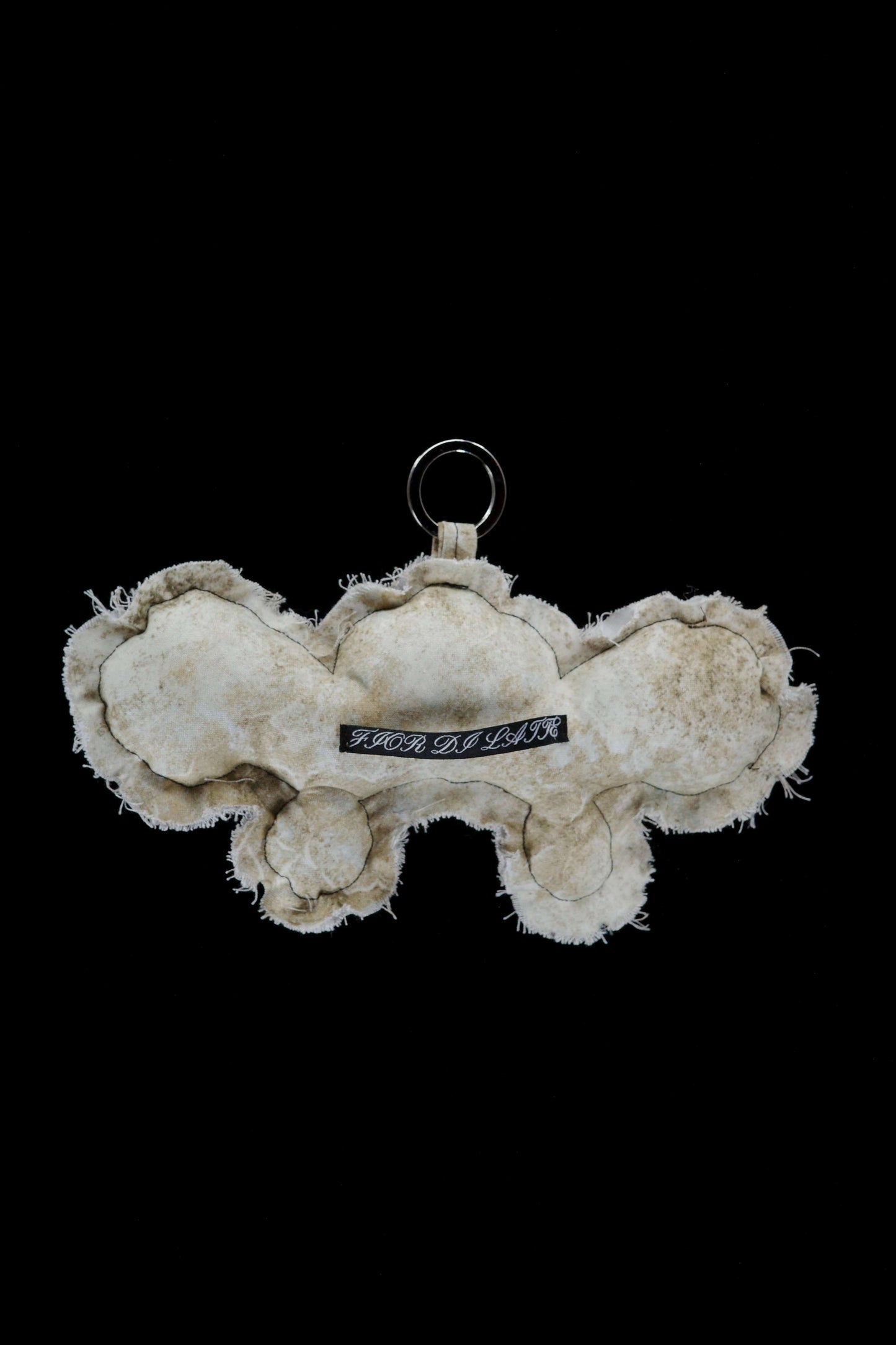 CORNER FLOWER KEYCHAIN MARBLE-Fior di Latte-APOC STORE