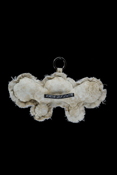 CORNER FLOWER KEYCHAIN MARBLE-Fior di Latte-APOC STORE