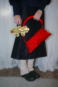 CORNER FLOWER KEYCHAIN GOLD-Fior di Latte-APOC STORE