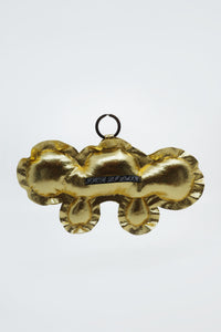 CORNER FLOWER KEYCHAIN GOLD-Fior di Latte-APOC STORE