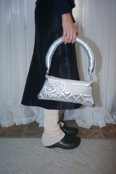 CORSO DEI MILLE BAG SILVER-Fior di Latte-APOC STORE