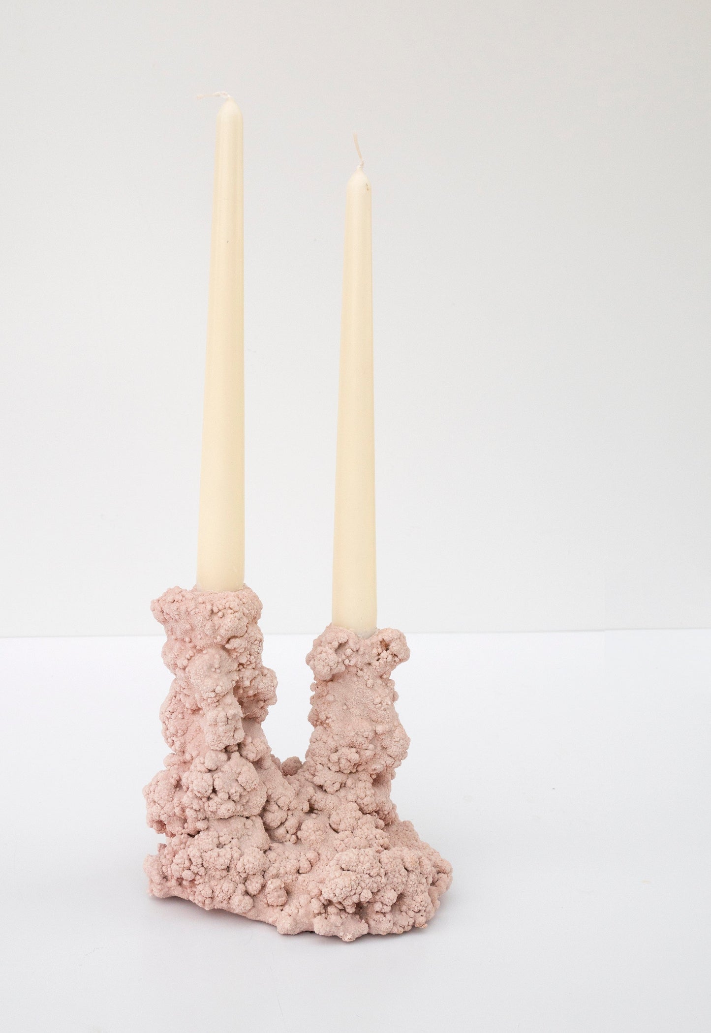 1 of 1 Double-candle pink-Elissa Lacoste-APOC STORE