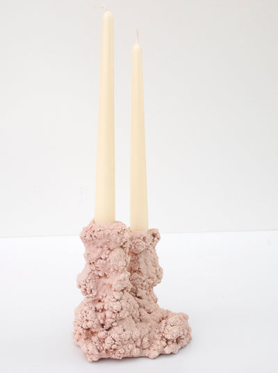 1 of 1 Double-candle pink-Elissa Lacoste-APOC STORE