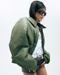 Suspended Bomber Green-Onrushw23fh-APOC STORE