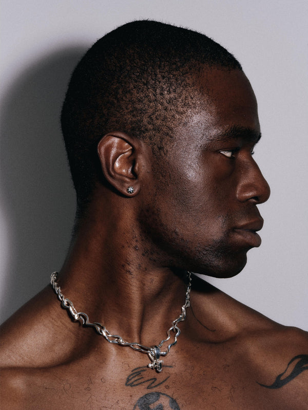 Round-Cut Fake diamond Stud-MQT-APOC STORE