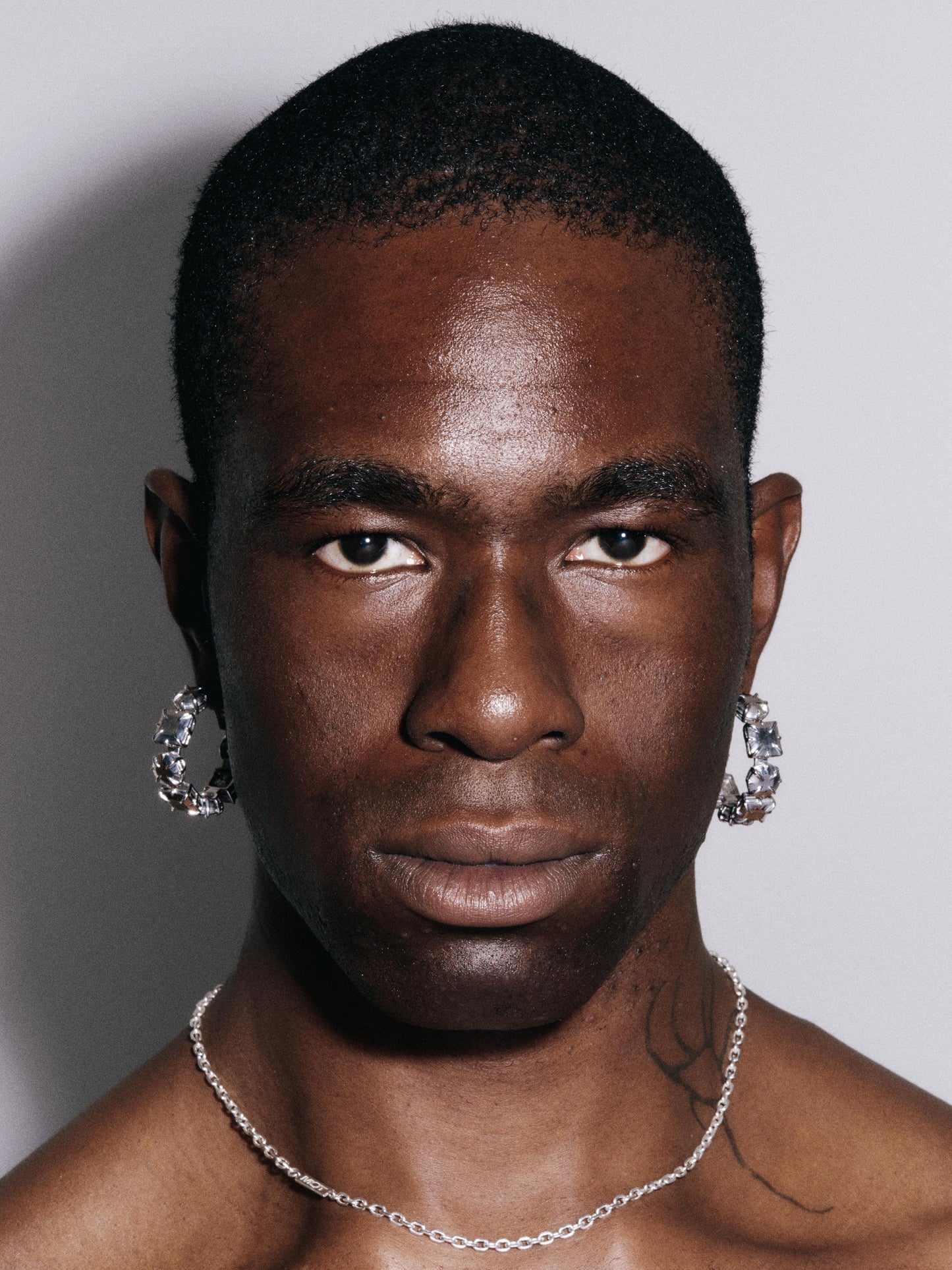 Solid stone hoops - polished large-MQT-APOC STORE