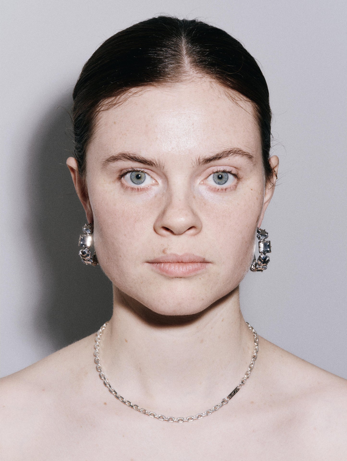 Solid stone hoops - polished large-MQT-APOC STORE