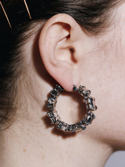 Solid stone hoops - polished large-MQT-APOC STORE