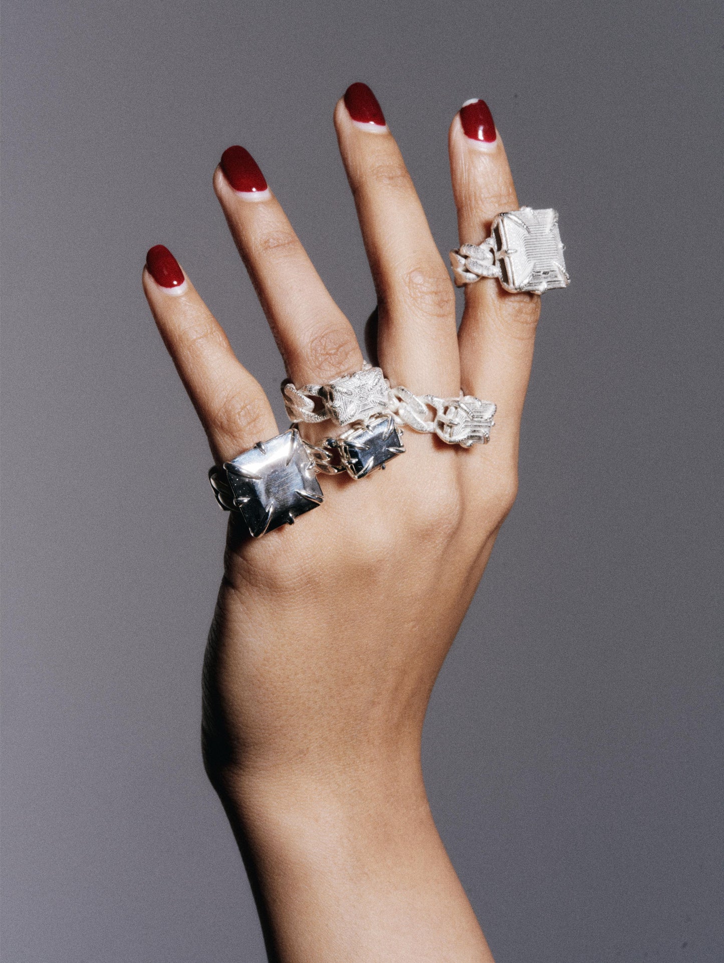 Phat pinky ring - textured-MQT-APOC STORE