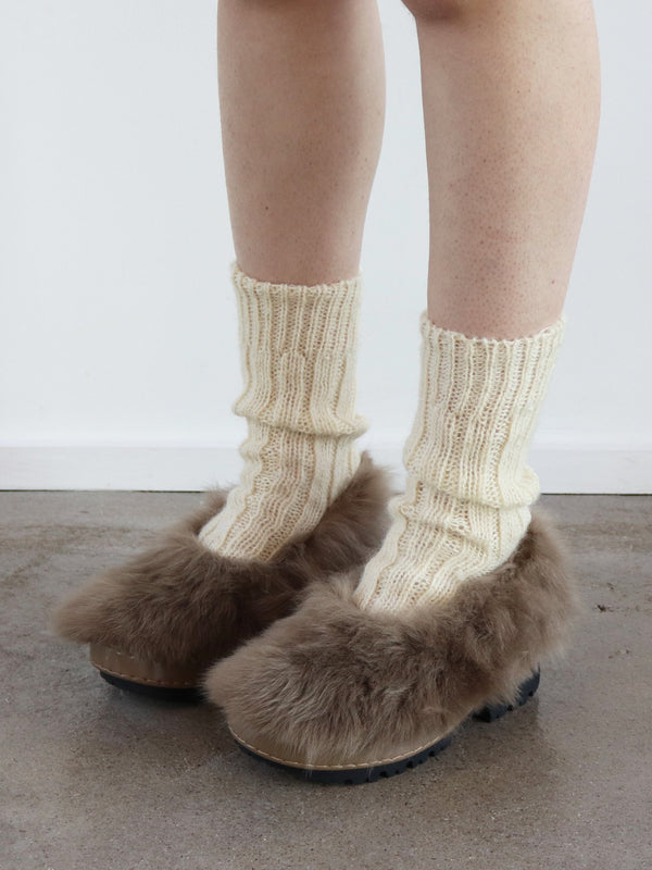 Caramel Fur Shoes-Hernán Guardamagna-APOC STORE