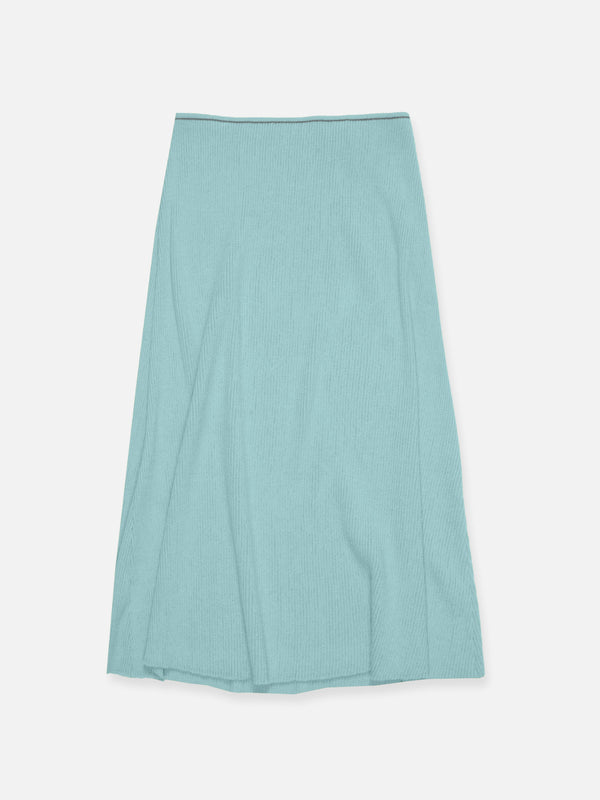 Score Knit Midi Skirt Celadon-René Scheibenbauer-APOC STORE