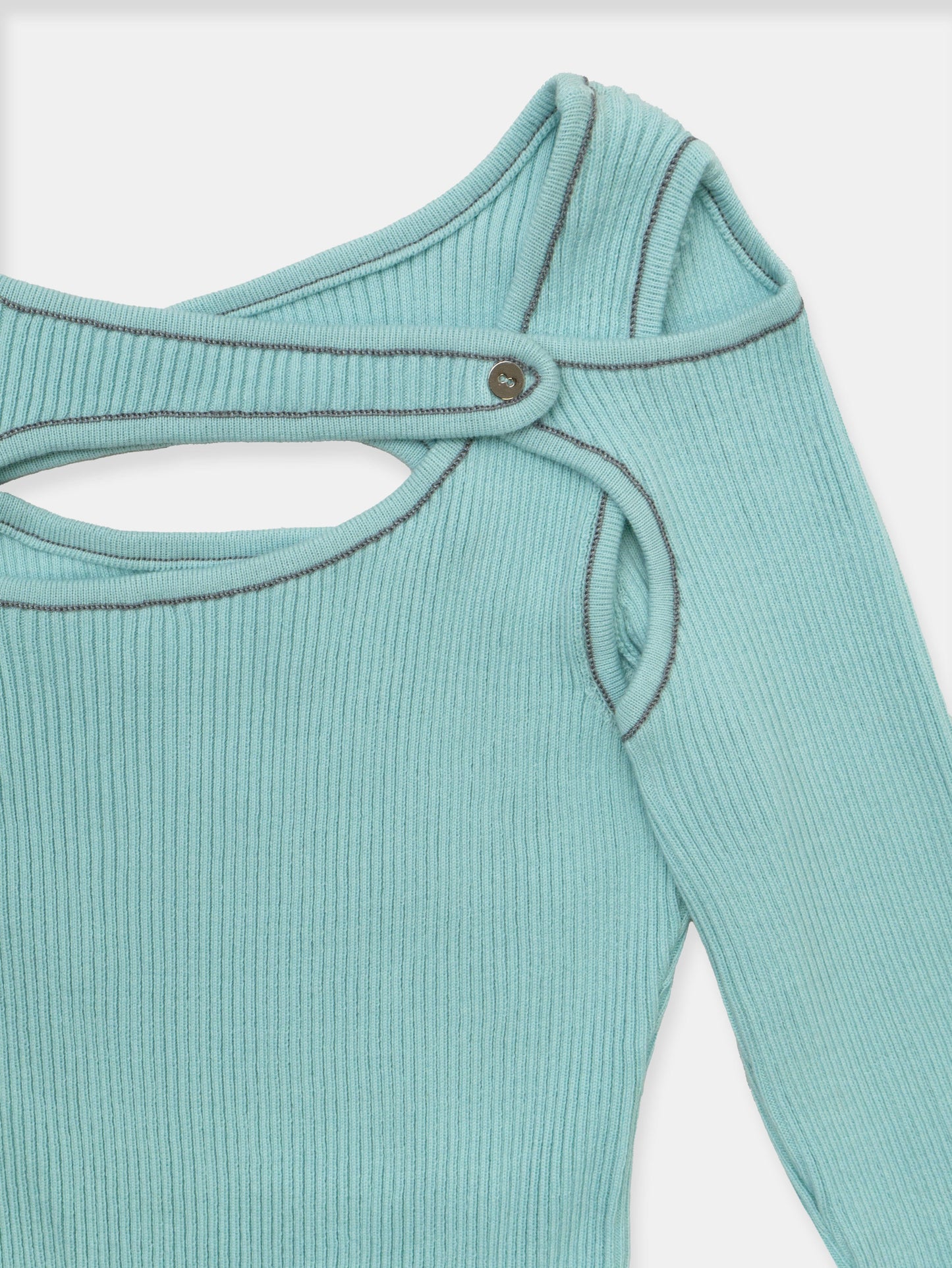 Score Knit Top Celadon-René Scheibenbauer-APOC STORE